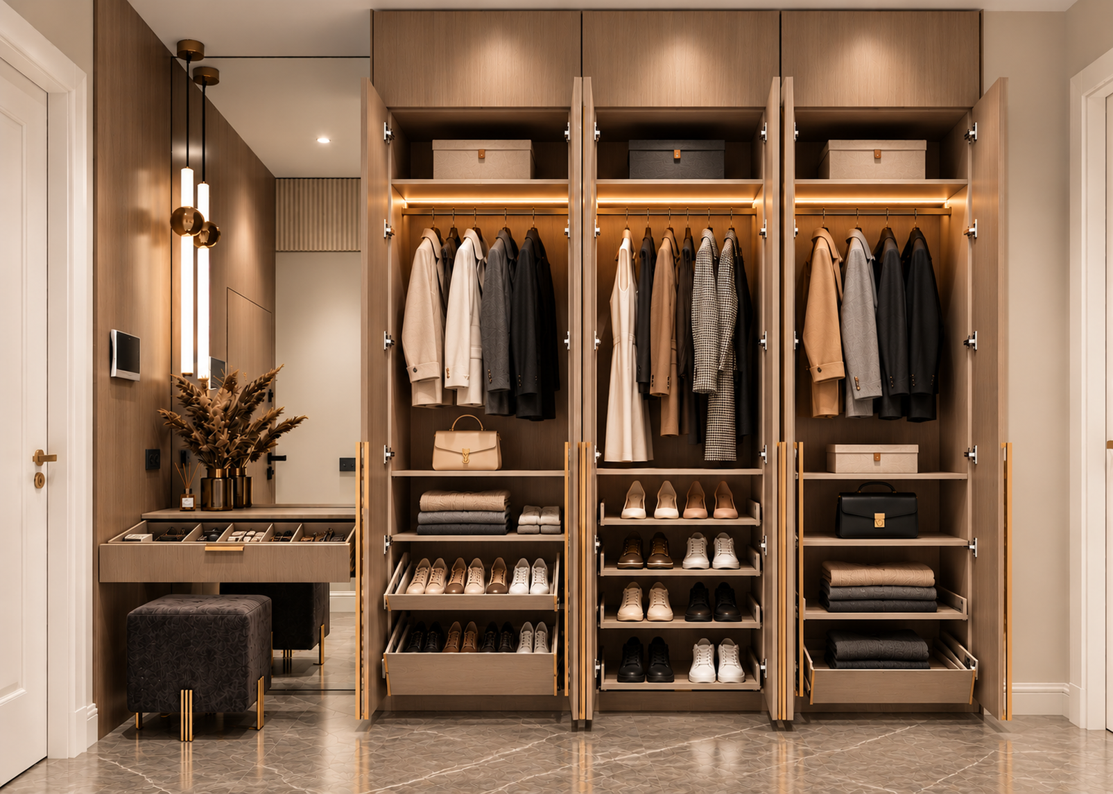 AR-504 Armoire sur-mesure personnalisable